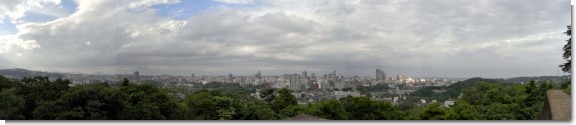 仙台城址からの眺望